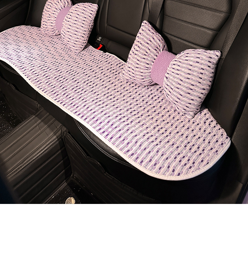 Car Headrest Neck Pillow, Car Seat Lumbar Cushion Set for Driver, Suitable for Women