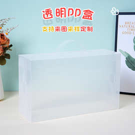 PVC透明手提收纳盒定制 加厚塑料PP包装盒鞋子衣服防尘收纳盒定做