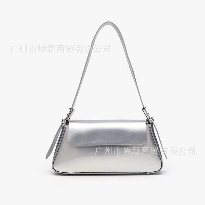 Bolso de Mujer ZR, Primavera 2025, Nuevo, Versátil, Moderno, Rojo, con Solapa, para Llevar al Hombro o Bajo el Brazo, Pequeño, para Año Nuevo y Bodas