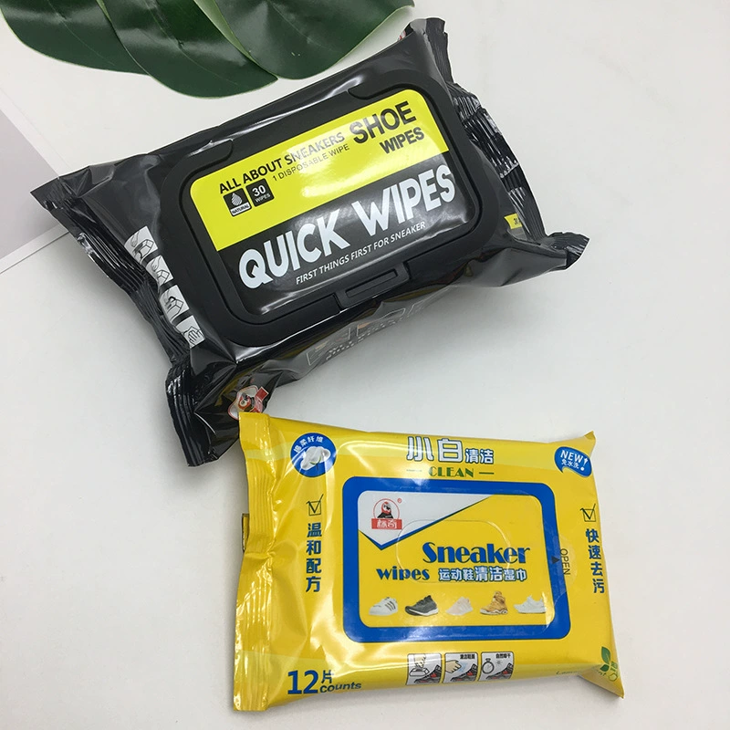 О продукте: Белая обувь влажные салфетки нелегко повредить руки одноразовая стирка уход за пятнами маленькие белые туфли