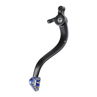 Xikai Foot Brake Lever — Motorcycle pedals - black-brake-lever-blue-head