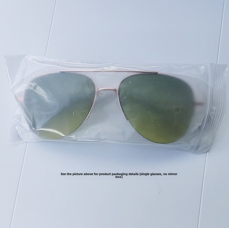 Nei super cool Fuersonnebrëller Männer Gradientfaarf Metall Hallefrahmen Sonnebrëller Fëscherei Wild UV-Schutz Sonnebrëller_voghion.com