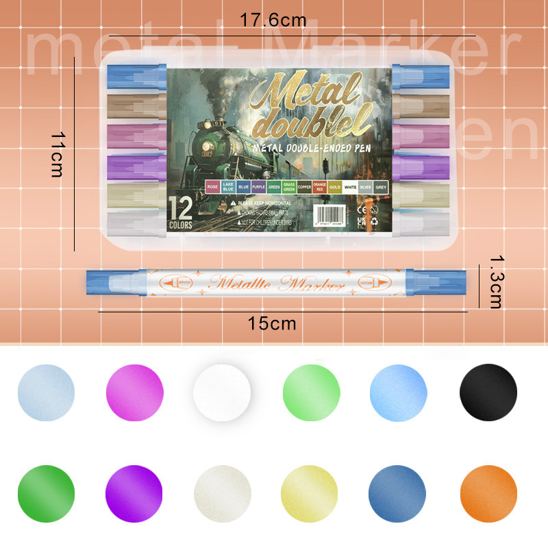 Marcador de acrílico 96 color blando impermeable papel plegable color pintor especial 72 color acuarela transfronteriza