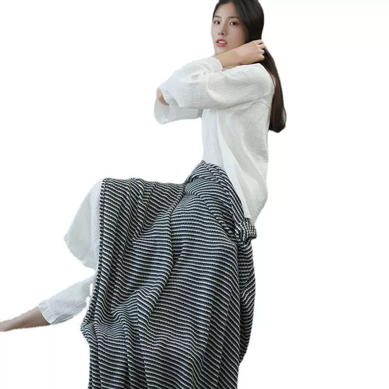 Spring knitted duvet, cloak, sofa