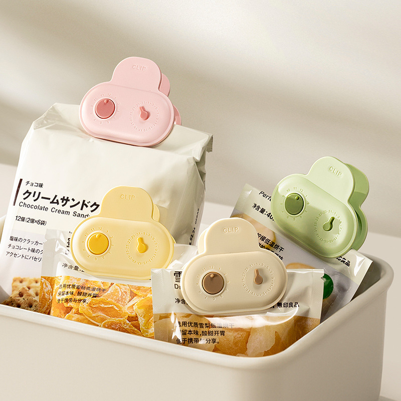 创意食品保鲜密封夹磁吸冰箱贴零食密封夹厨房食品防潮防虫封口夹|undefined