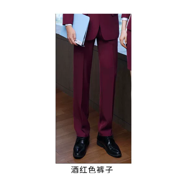 Men's burgundy pants