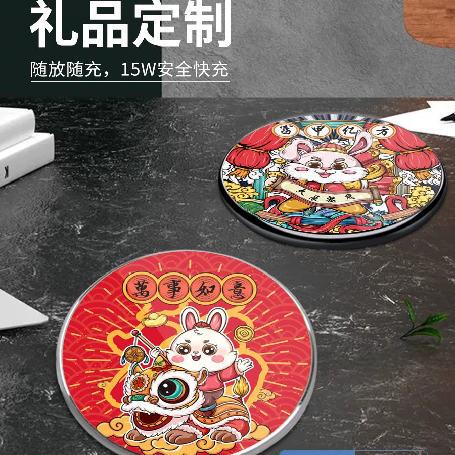 Трансграничное индивидуальное/изготовленное настольное круглое Беспроводное зарядное устройство для мобильного телефона Беспроводное зарядное устройство 15 Вт дисковое Беспроводное зарядное устройство 30 Вт
