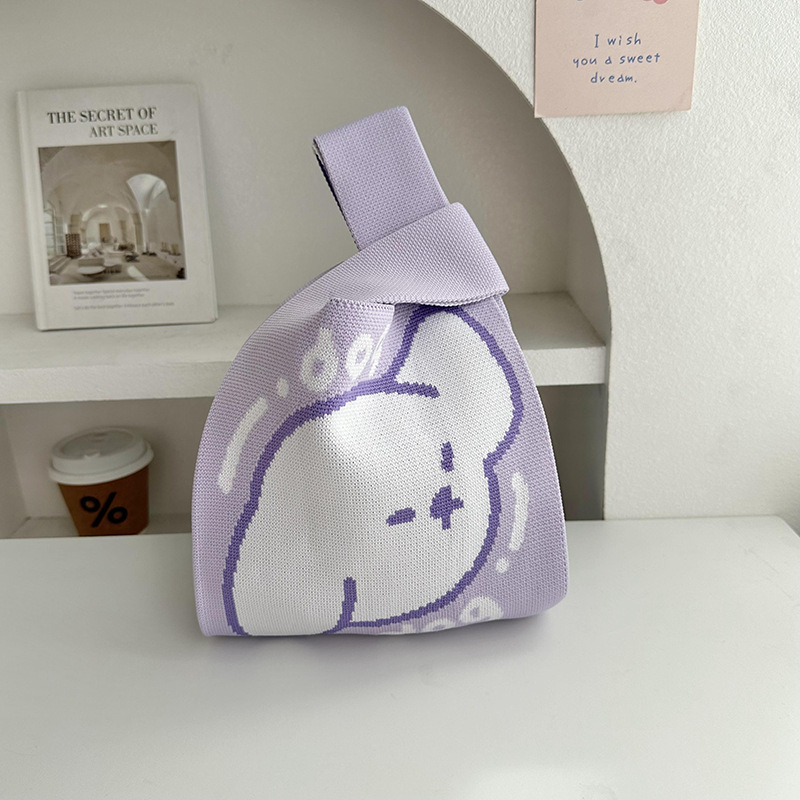 Bolsas de punto bolsas de mano coreanas de gran capacidad bolsas de mano bolsas de mano bolsas de regalo bolsas de muñeca al por mayor