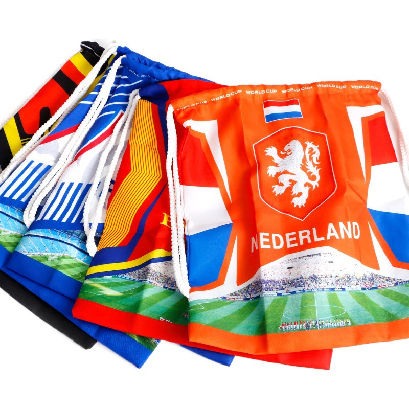 2026 United States, Canada, and Mexico World Cup Souvenir Gift Football Cristiano Ronaldo Messi Backpack Fan Shoe Bag Football Storage Bag