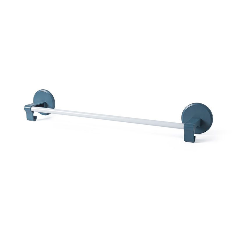 Toallas de baño sin perforación, barra de toallas nórdicas, colgante de barra única, toallas de baño sin perforación, instalación image 9