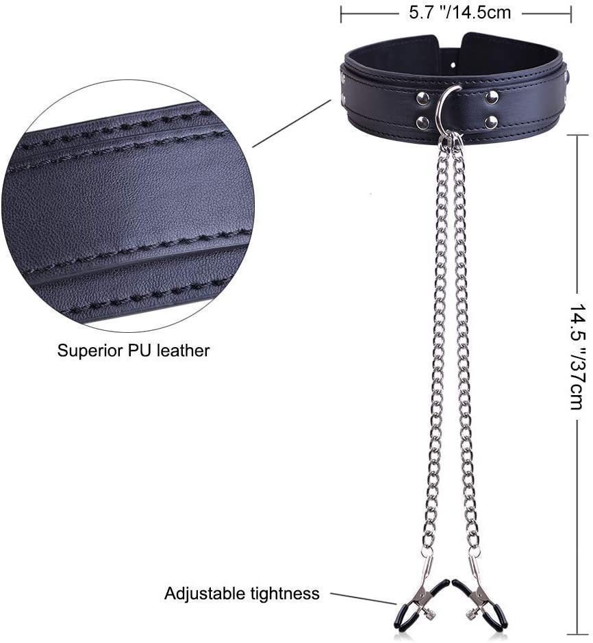 Jiuai Bell Nipple Clamps in Pink, Metal and PVC Body, Adult Couple Sensory Accessory — detail image 27