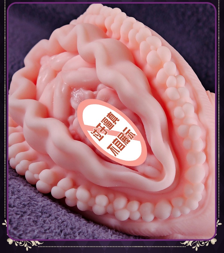 Jiuai Manual Male Masturbator Realistic TPE Stroker in Skin Tone — detail image 18