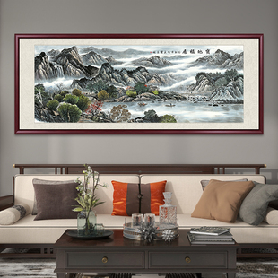 Baodi Fojue Chinese Landscape Painting Living Room Hanging Painting Office Decoration Painting Landscape Painting Background Wall Mural Backing Picture