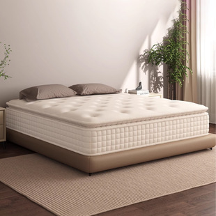 Simmons-Style Mattress, 0 Glue, Anti-Mite Latex, Spine Protection, Compressed Roll-Packed, Individually Wrapped, Home-Use Soft and Firm 1.8 Mattress