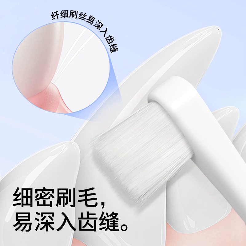 cepillo de dientes para mascotas, cepillo de dientes suave, cepillo de cabeza plana para mascotas, limpieza oral, perros y gatos pequeños, artículos para mascotas al por mayor image 3