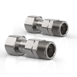 Cross-border high-pressure cleaner water gun anti-winding joint M22-15 stainless steel 360 degree rotating joint