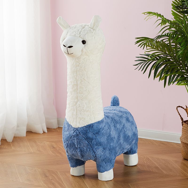 Large blue [skin -friendly and thick lamb cashmere]