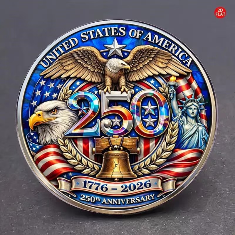 Amerika Müstəqillik Gününə Həsr Olunmuş Xatirə Medalı 1776-2026