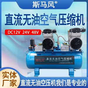 Smafeng DC48V DC Hava Kompressoru 0.55Kw 1.1Kw 1.5Kw Yağsız