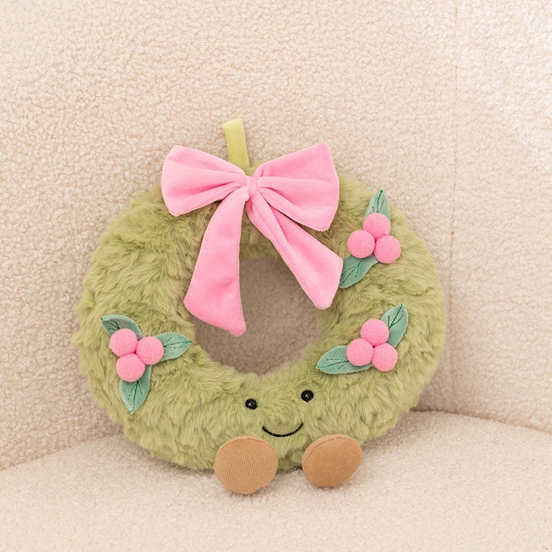 Interés transfronterizo dulce guirnaldas muñecas juguetes de peluche muñecas de Navidad luna pequeño colgante decoración de árbol de Navidad mujer