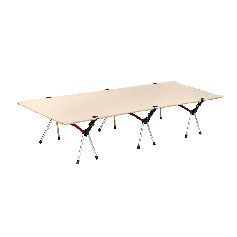 Camping al aire libre cama de marcha ultraligera impermeable portátil camping cama plegable super resistente almuerzo cama acompañante