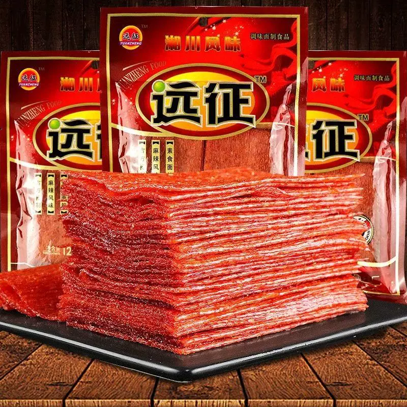 远征辣片辣条g大袋00后经典儿时怀旧休闲零食香辣老式大辣片批发