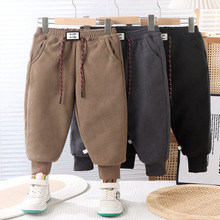 儿童新款冬款四层加厚男童女童休闲保暖棉裤夹棉棉裤夹棉外穿
