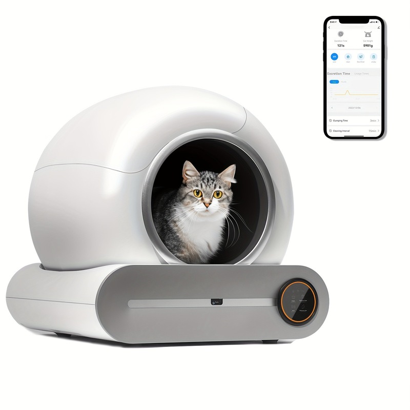 大容量65L 9L自動清掃ロボット猫トイレ|undefined