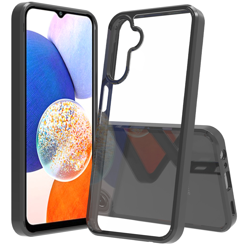 MOQ 50 para Samsung A15 5G caja transparente acrílico dos en uno Pc + TPU set caja del teléfono de protección de cerveza