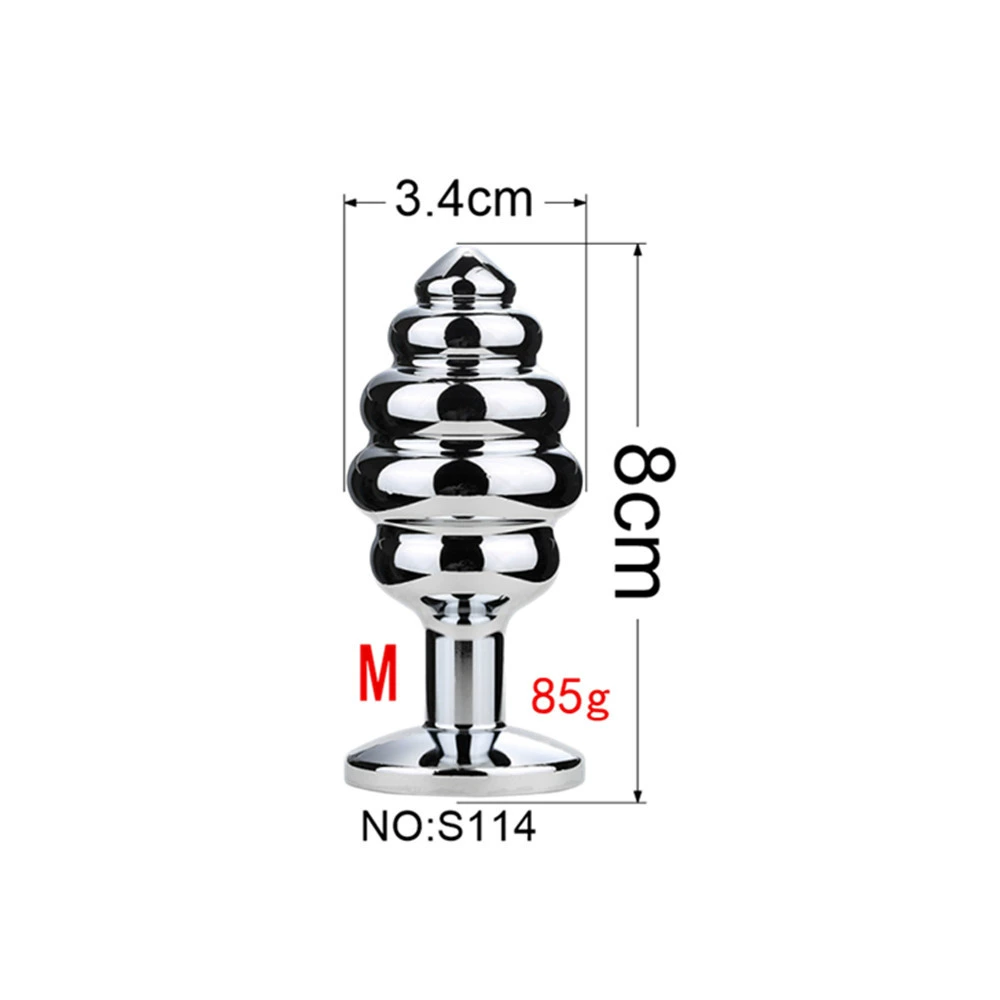 Detachable Anal Plug Heads, Silicone & Metal Options, Multiple Shapes and Sizes