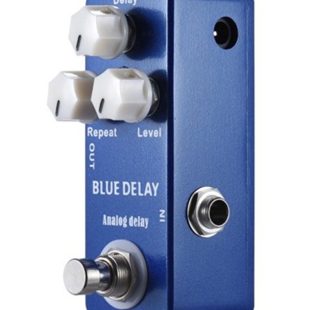 Moskyaudio azul retardo azul oscuro guitarra retardo efecto fabricante al por mayor