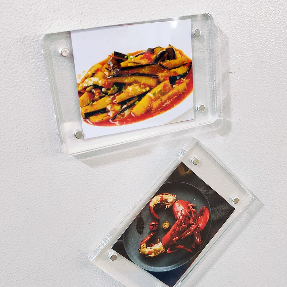 Прямые поставки с фабрики: акриловая магнитная рамка для холодильника, мощная магнитная рамка для фото, настенная рамка для фото, рамка для карточек, мини-рамка для фото.