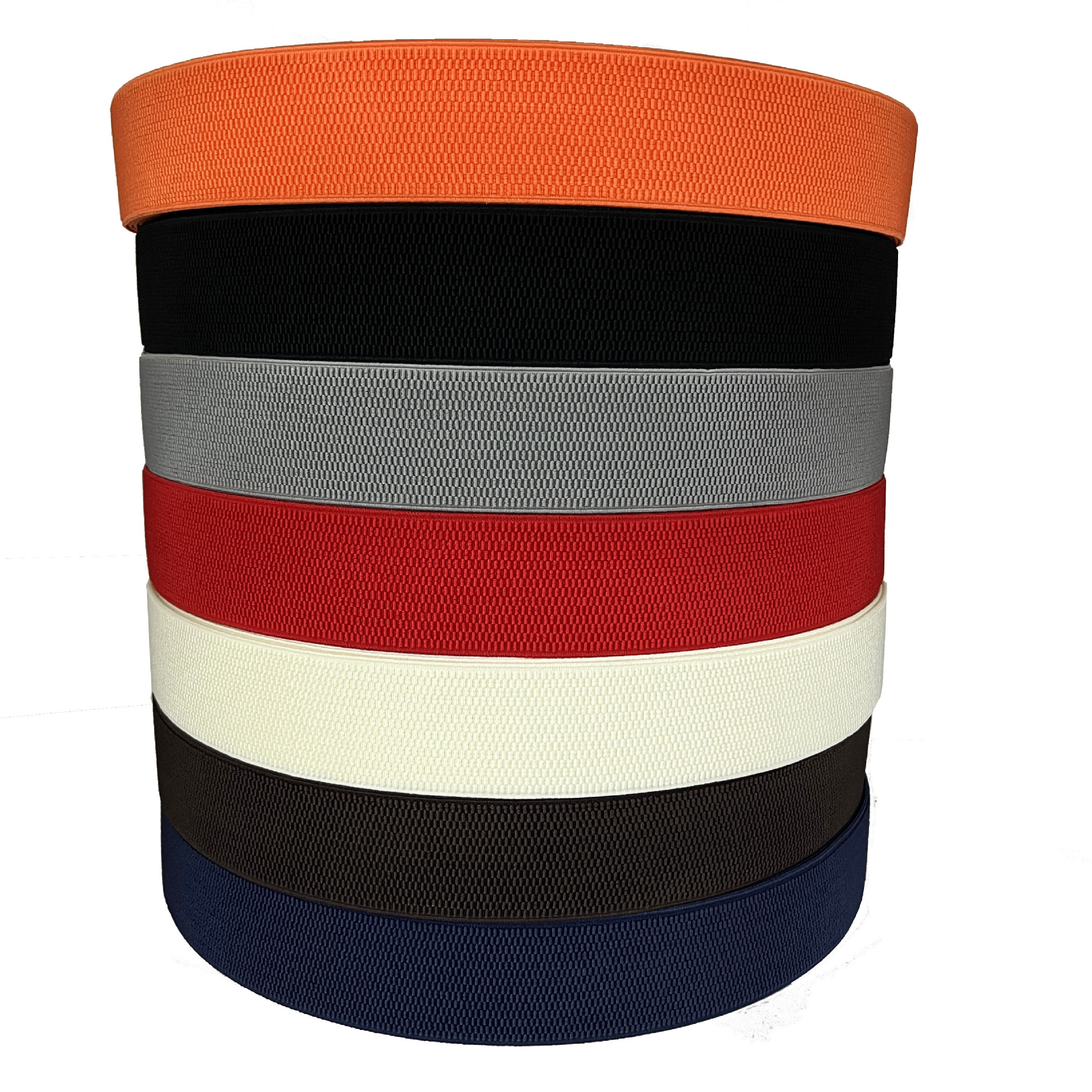 现货2寸 2.5寸 3寸高弹力带 5cm6cm7.5cm 玉米纹橡筋松紧带