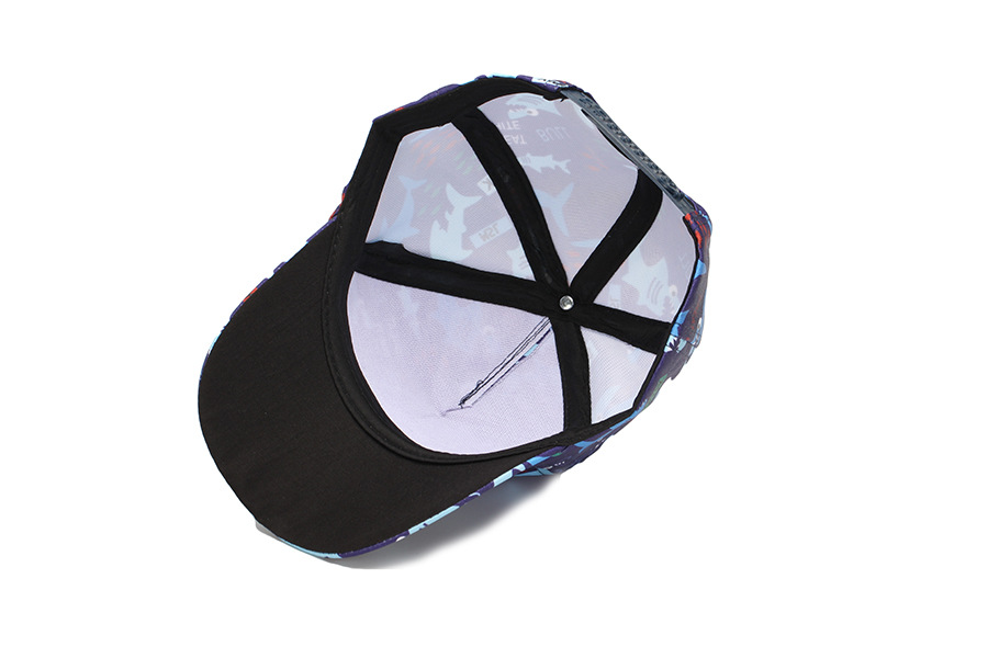 154g Weight Hat Classification Polyester Fabric Type Baseball Cap Hats Type 1 Piece Quantity Holiday, Daily Occasion Cartoon, Shark, Whale Pattern All Seasons Season Children Unisex Gender Cute Style Children Unisex Cute Cartoon Shark Whale Baseball Cap 12