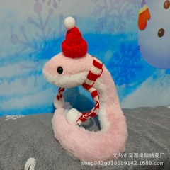 蛇年マスコット公仔帽子マフラー蛇人形diy装飾学生プレゼント新年ぬいぐるみ