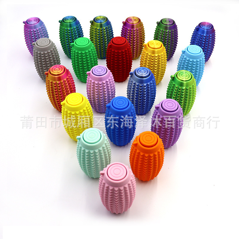 クロスボーダー 3D プリント Spiky Grippie Stim キーホルダーポータブル指先減圧マッサージキーホルダー|undefined