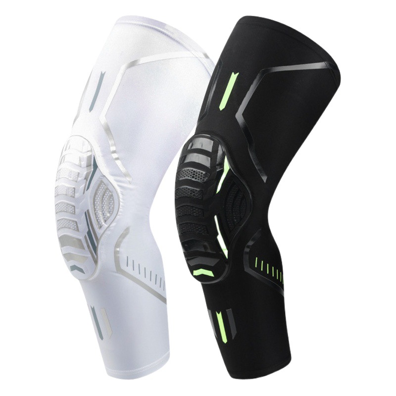 Baloncesto panal anti-colisión rótula cubierta profesional largo entrenamiento de los hombres Deportes rótula equipo de fútbol equipo de protección para adultos