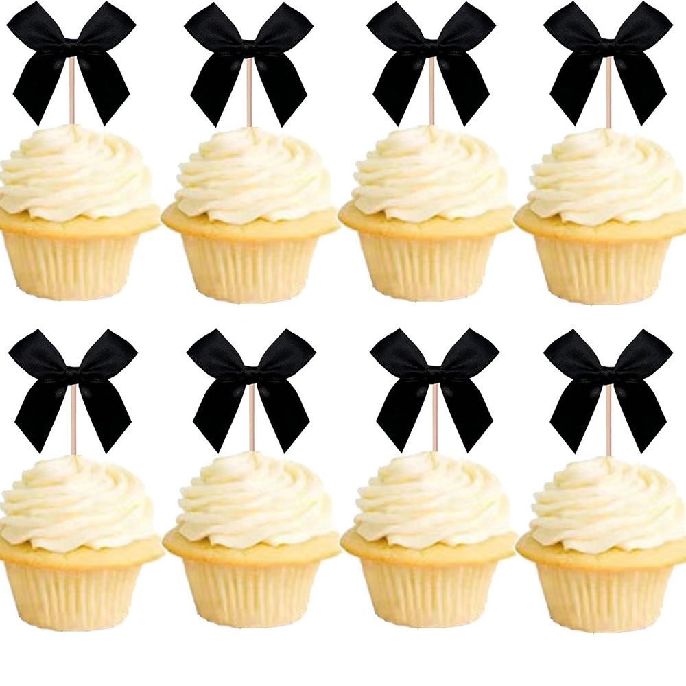 1.5CM arco inserción de pastel inserción de pastel postre decoración de horneado arco etiqueta de tela postre de fiesta