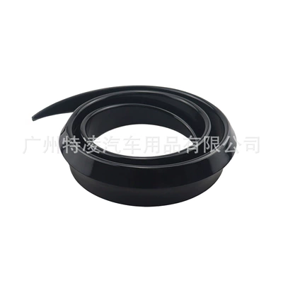 Universal Car Pvc Rear Spoiler Trunk Tail Wing Spoiler DIY Modification Trunk Spoiler Kit (Fixed wind wing) - black