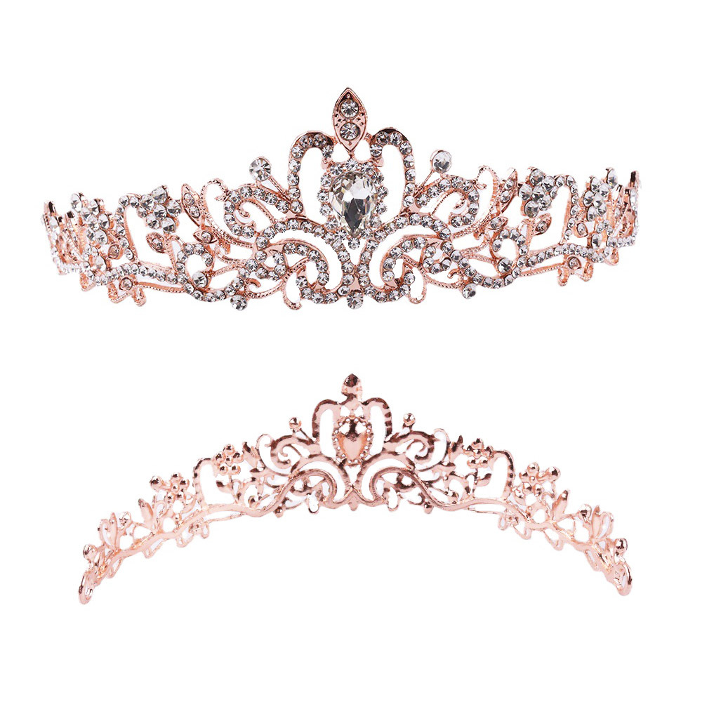 Mode Couronne Alliage Strass Couronne 1 Pièce display picture 14