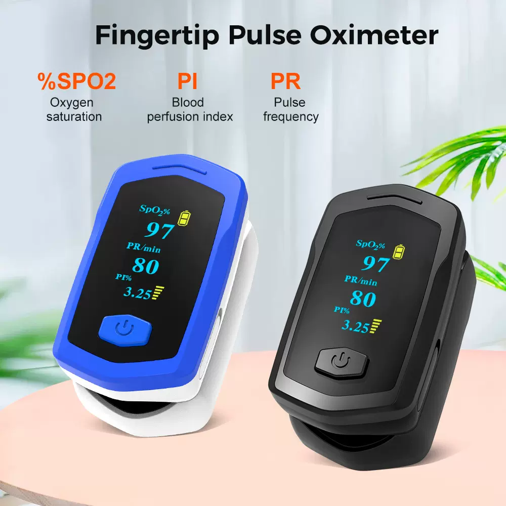 血氧仪血氧监测指夹仪家用手指脉搏饱和度监测仪便携式