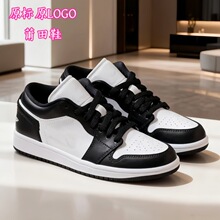 正品莆田鞋AJ1底帮真皮运动鞋男鞋女鞋休闲板鞋男跑步鞋男式夏季