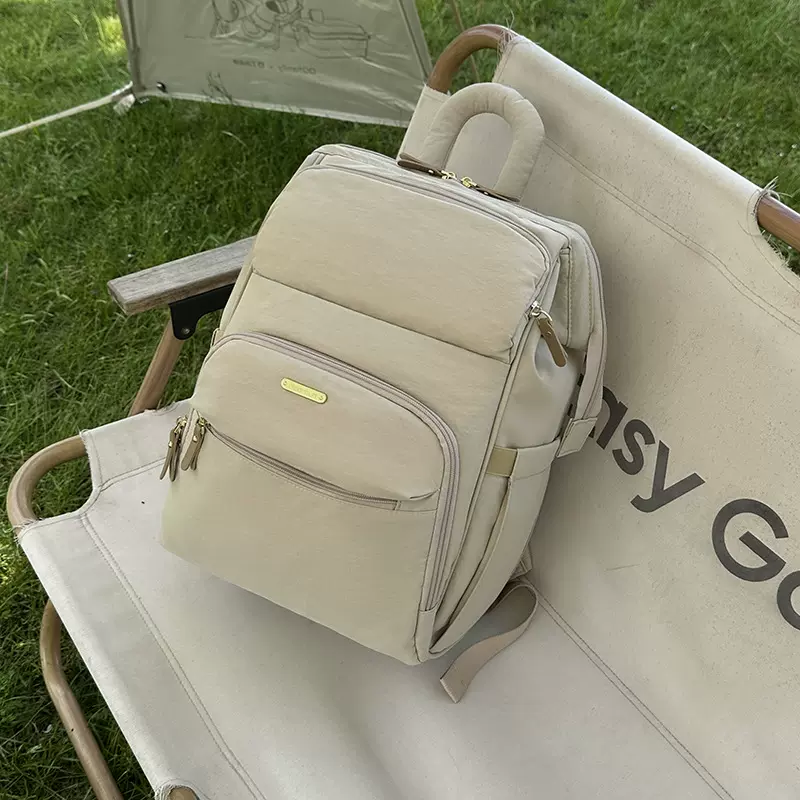 跨境新款母婴包超大容量防水妈咪包干湿分离多功能妈妈外出双肩包