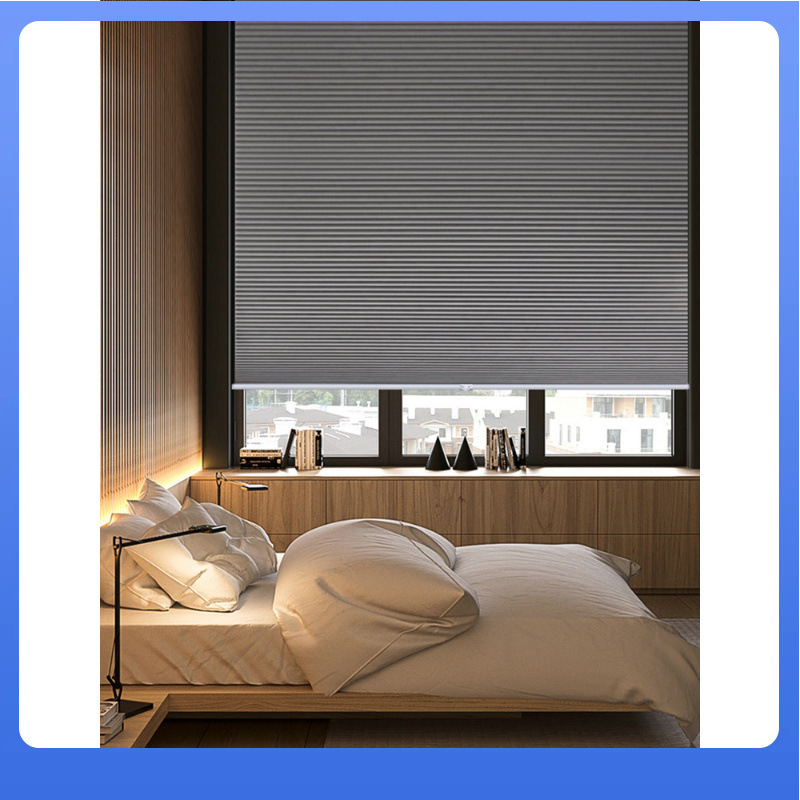 444Z Wholesale Cordless Sliding Honeycomb Curtain Honeycomb Curtain Accordion Curtain Blinds Blackout Adjustable Roller Blinds Bedroom Window