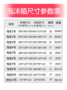 I Postal Foam Box Express Insulated Box Commercial Frozen Refrigerated Fresh Fruit Express Packaging Box