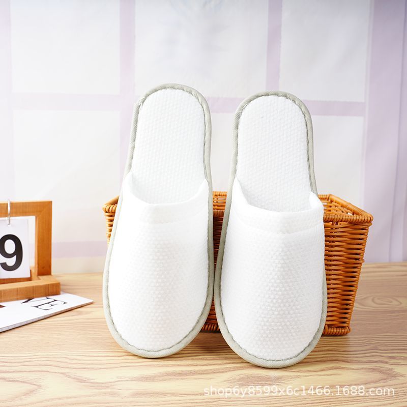 Pantuflas Desechables de Lino Antideslizante para Hotel y Spa
