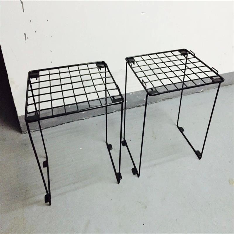 加工生产折叠小书架置物架包胶折叠书架衣柜收纳整理学校储物柜架