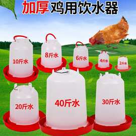 小鸡喝水器鸡用饮水器自动喂水器水槽饮水壶水桶喂鸡水壶养鸡用品