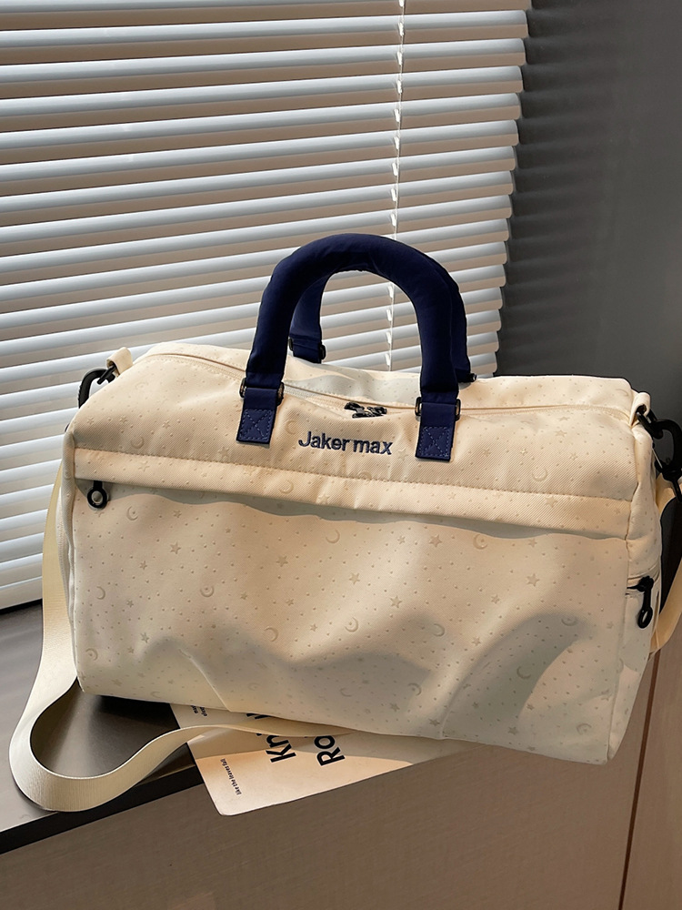 Bolsa de viaje de gran capacidad de viaje de corta distancia, bolsa de equipaje de mano de moda de mujer, bolsa de ejercicio deportiva ligera, bolsa de almacenamiento en espera de producción image 3