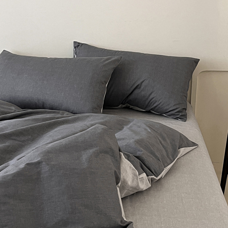 Cama de algodón de cuatro piezas set2025 nuevo algodón de cuatro estaciones sábanas universales set de cama de tres piezas